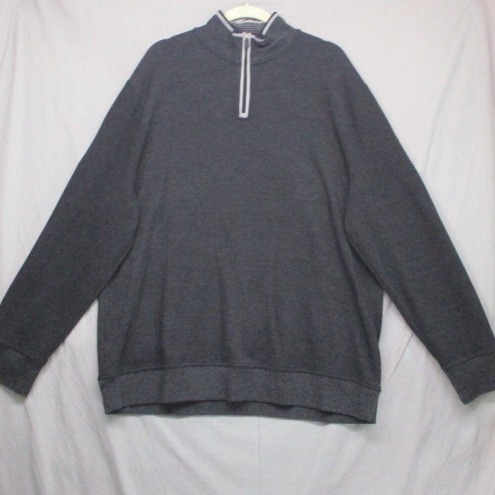 Perry Ellis Henley Sweater Gray Men Size | XL